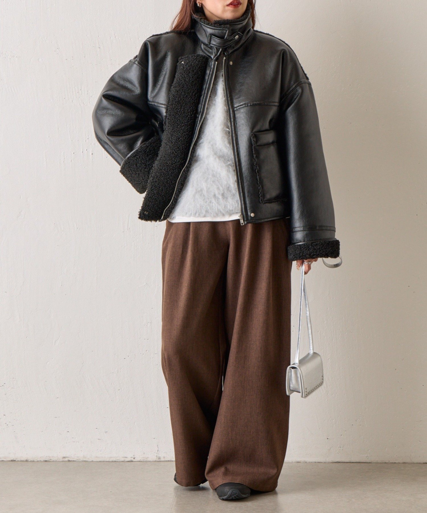 COLONY 2139｜フェイクレザームートンブルゾン | Rakuten Fashion(楽天