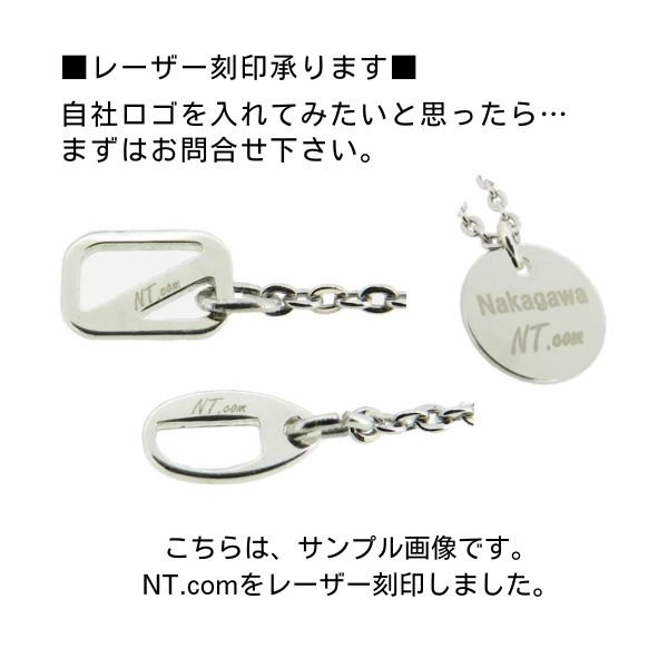 Ag AD-9 片面SILVER925刻印ダルマプレート RA: シルバー│アクセサリー