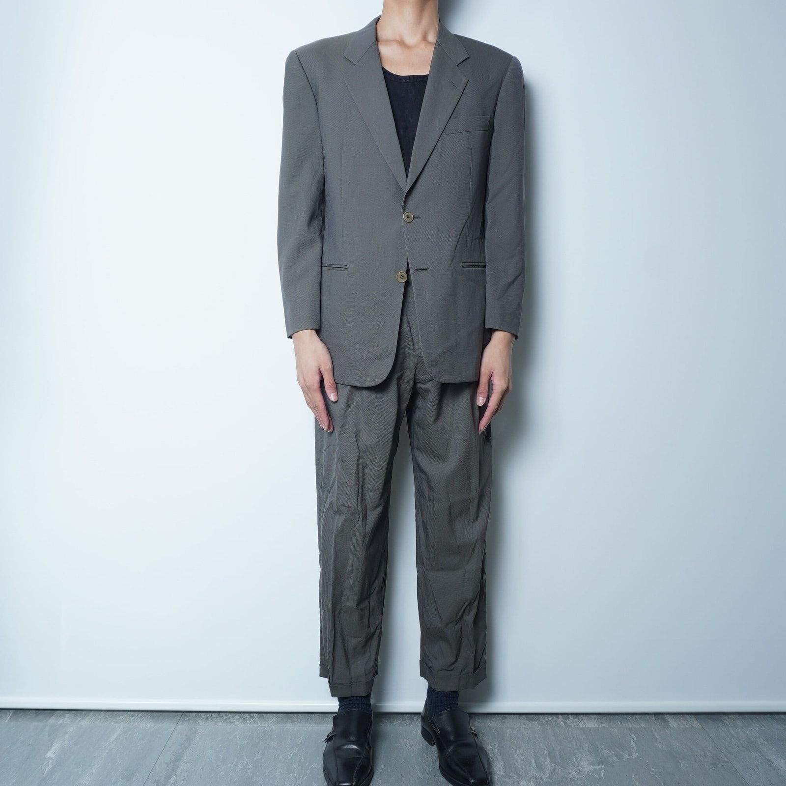 EMPORIO ARMANI】エンポリオアルマーニ 日本製2Bシングルセットアップ