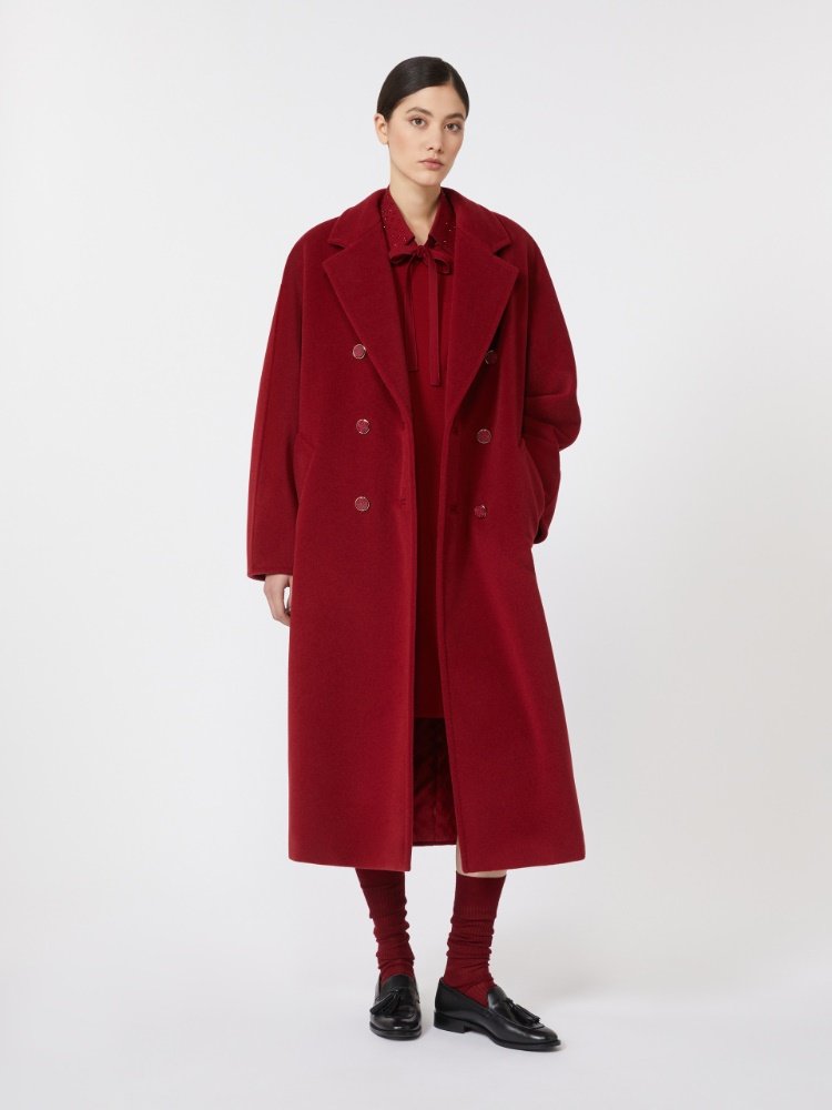 101801 Icon Coat, dark red | Max Mara