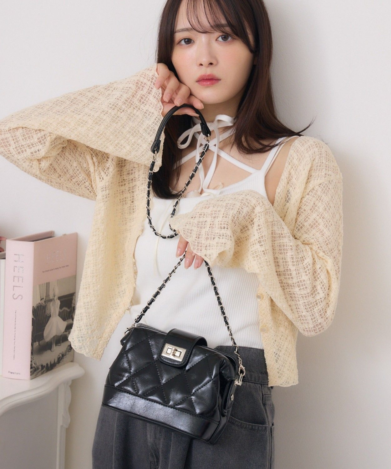 キルトガマグチショルダーBAG|ems excite | RETRO GIRL ONLINE STORE