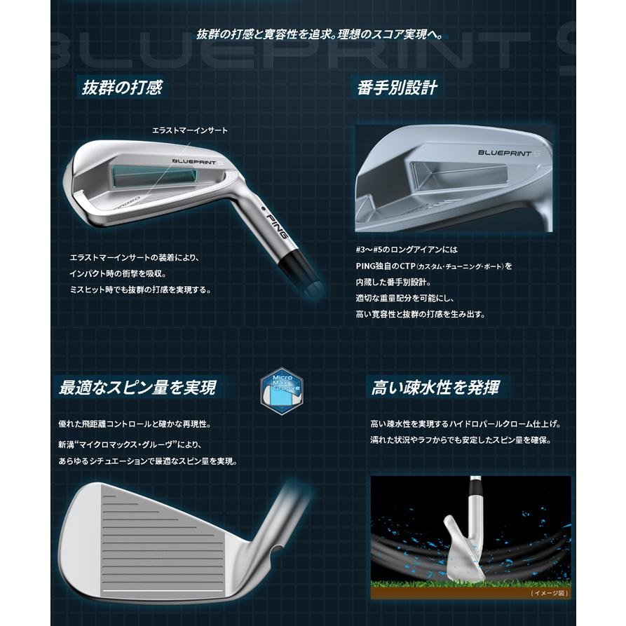 PING（ピン） (特注 納期3-5週)ピンゴルフ ブループリントS(BLUEPRINT