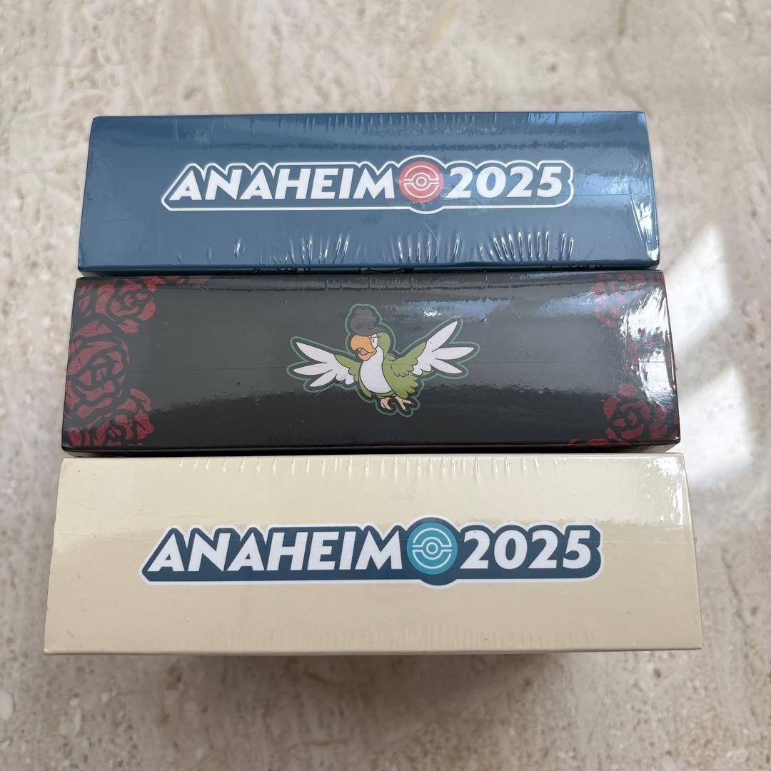 WCS2025 限定 ポケモンセンター ダメカンダイス3種 アナハイム新品未