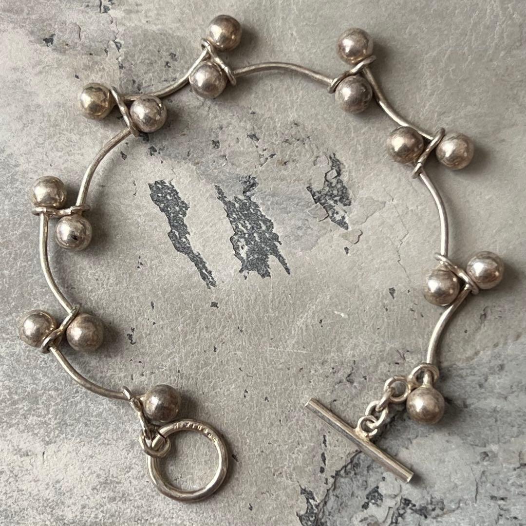 VINTAGE ヴィンテージ MEXICO ボールリンク DNA ブレスレット VINTAGE ヴィンテージ MEXICO ボールリンク DNA ブレスレット 925 刻印
