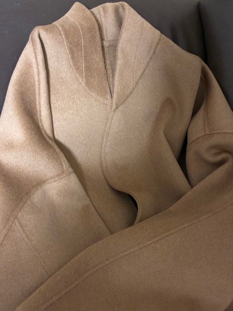 CHIEKO+ wool&cashmere river coat 38新品未使用 - メルカリ