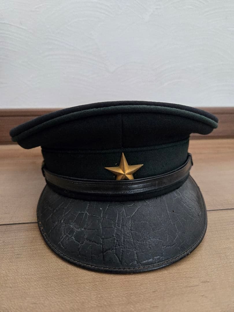 明治時代　実物　日本陸軍　軍帽 Yahoo!オークション - 本物 日本陸軍 『明治期』・白い軍帽/制帽//Genu