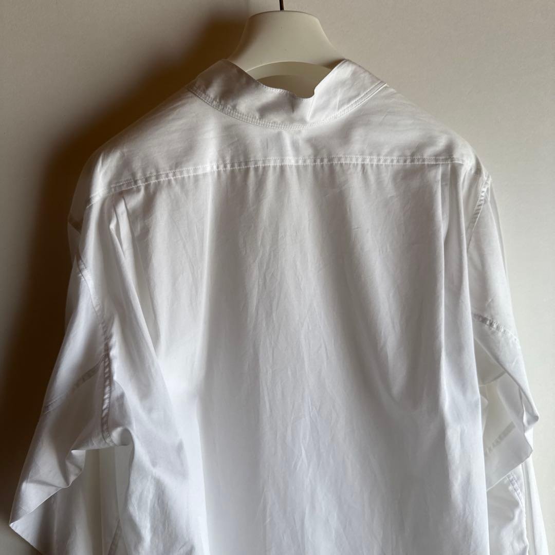 タグ付未使用 ロエベLOEWE ロングアシンメトリーデザインシャツ ユニ