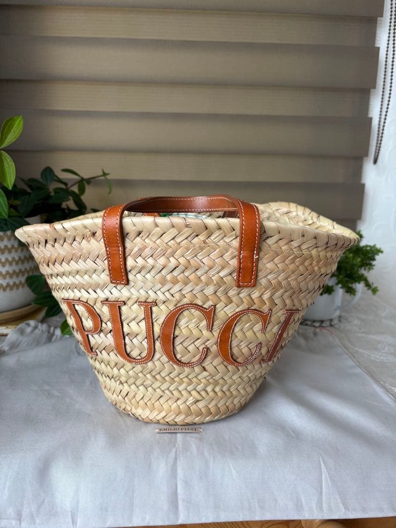 EMILIO PUCCI かごバッグ 楽天市場】EMILIO PUCCI エミリオプッチ かごバッグ TOTE BAG SMALL